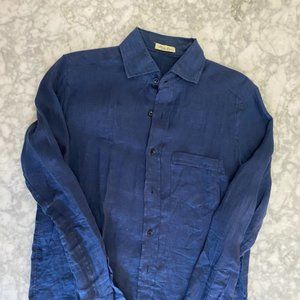 Men's 100% Italian Linen Button Down